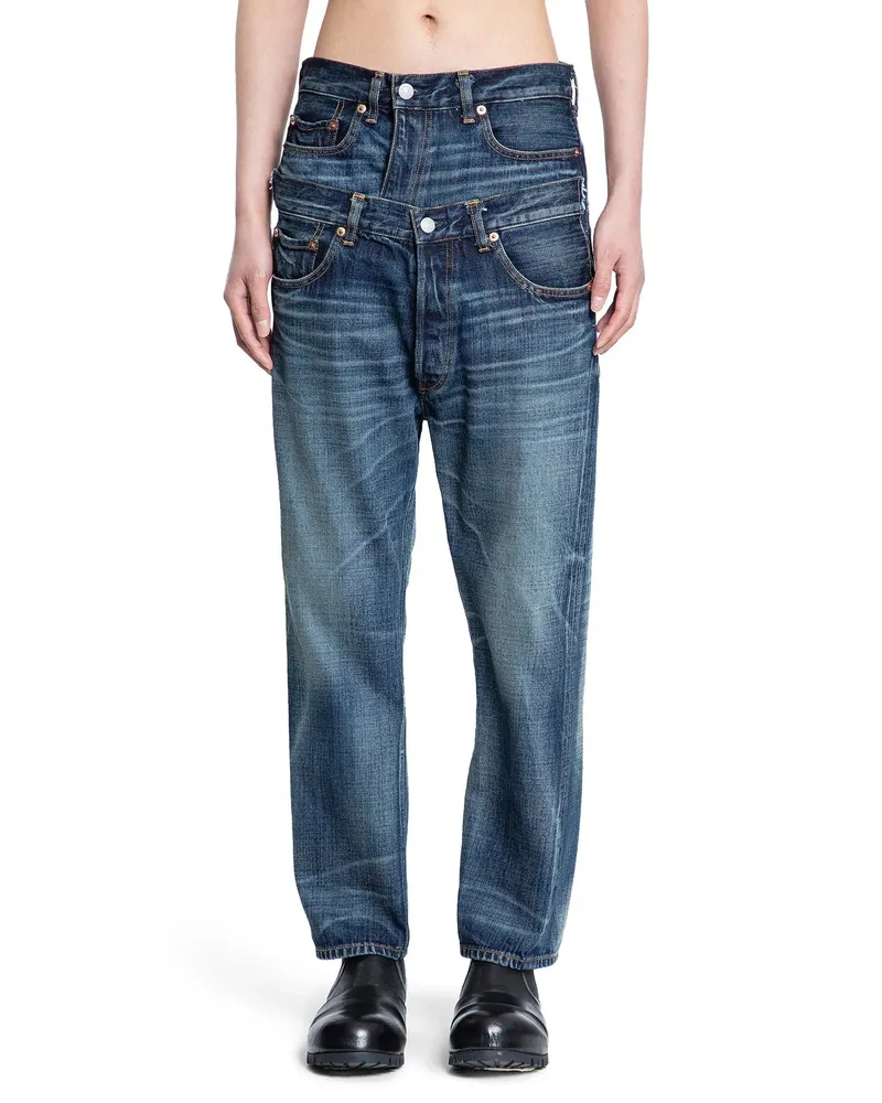 Junya Watanabe Levi's collaboration Double waist jeans Blue