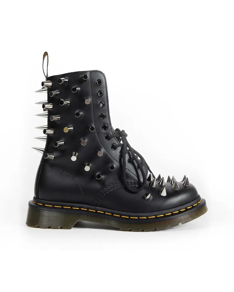 Junya Watanabe Dr. Martens Leather Lace-Up Boots Black