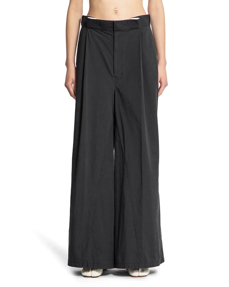 Maison Margiela Pantaloni a pieghe Black