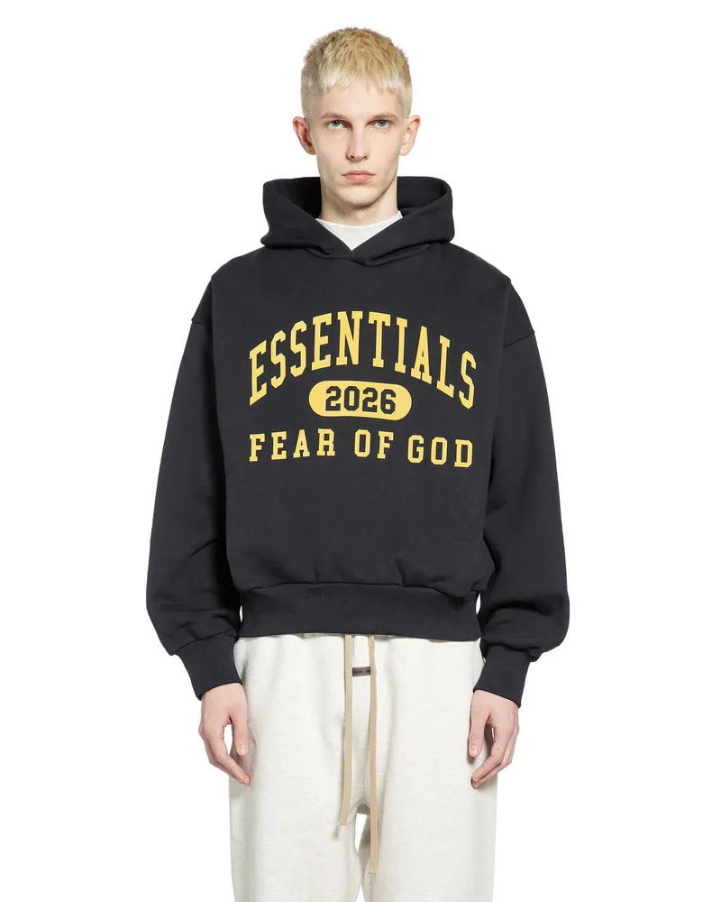 Fear of God Essentials Classic Fleece Hoodie Black