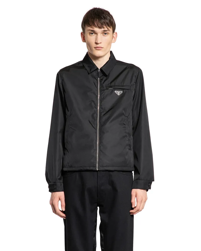 Prada Re-Nylon blouson jacket Black