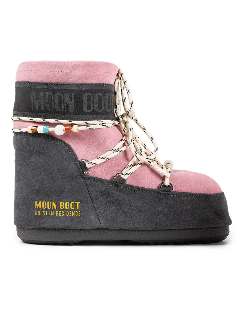 Moon Boot Guest in Residence Icon Low Suede Boots Multicolor
