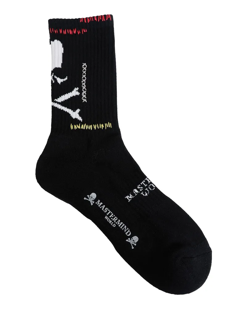 Mastermind World MV Stitch Ribbed Knit Socks Black