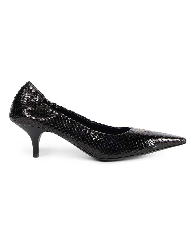 Miu Miu Snakeskin Pumps Black