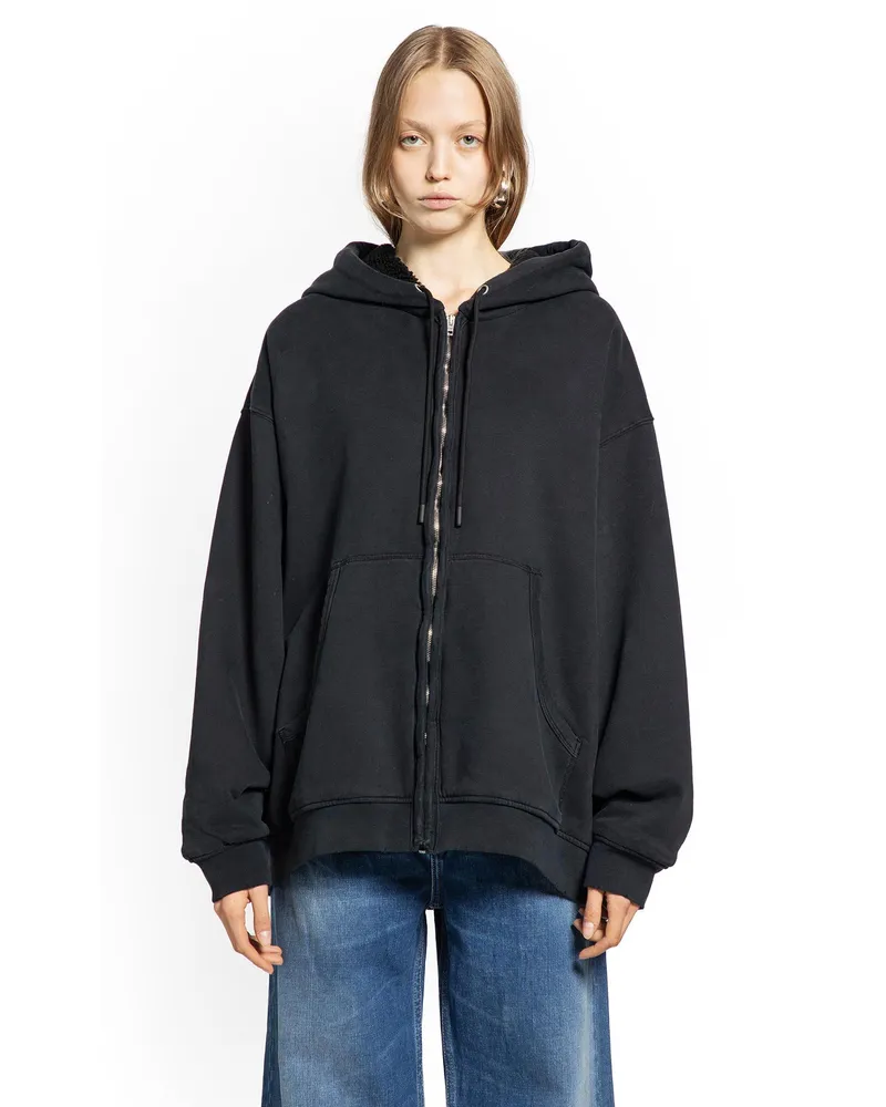 Acne Studios WOMAN BLACK SWEATSHIRTS Black
