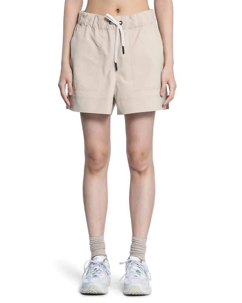 Moncler Shorts tecnici Froissé Beige