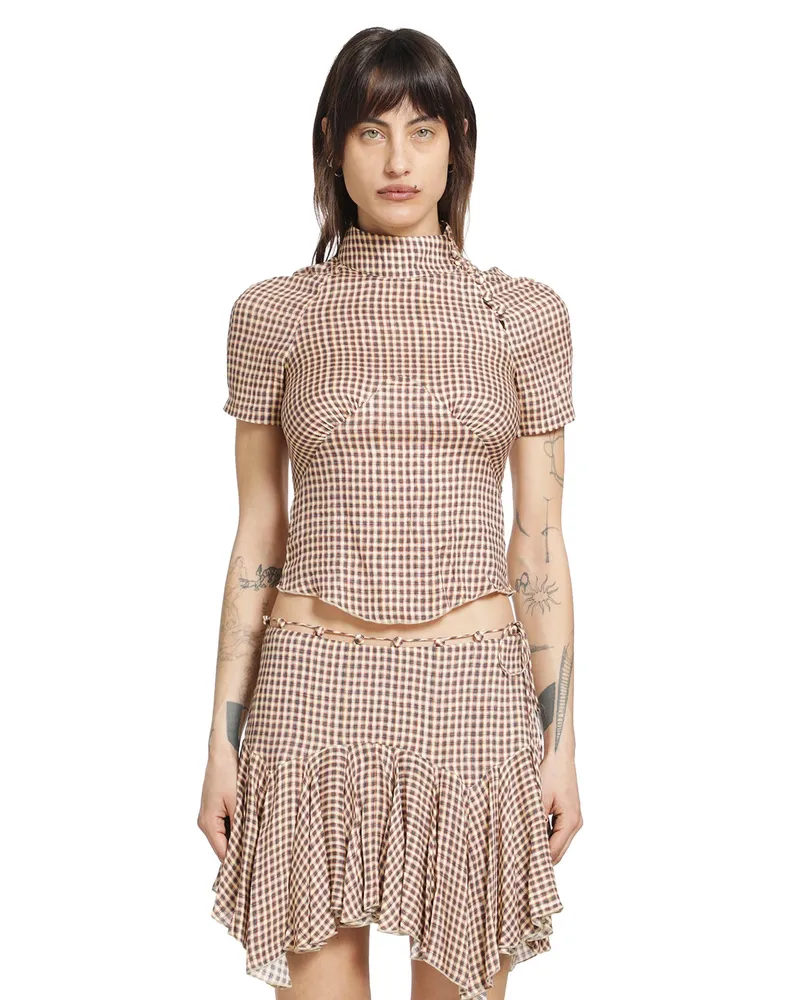 Charlotte Knowles Tess Blouse Orange