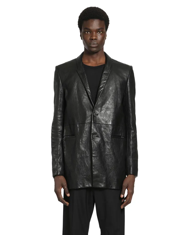 Rick Owens Temple Concordian Blazer Black