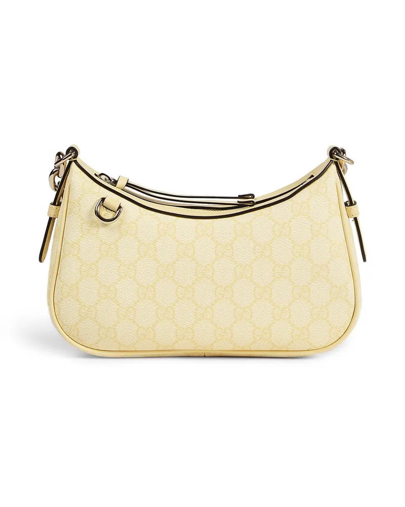 Gucci GG Emblem Small Shoulder Bag Yellow