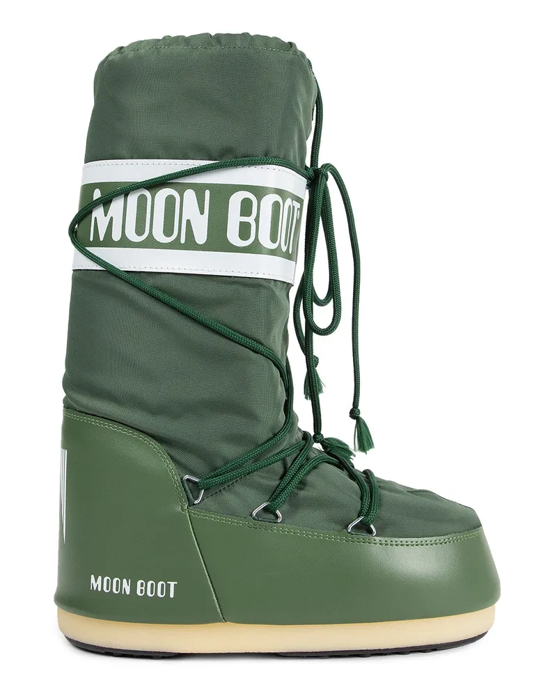 Moon Boot Icon Nylon Ski Boots Green