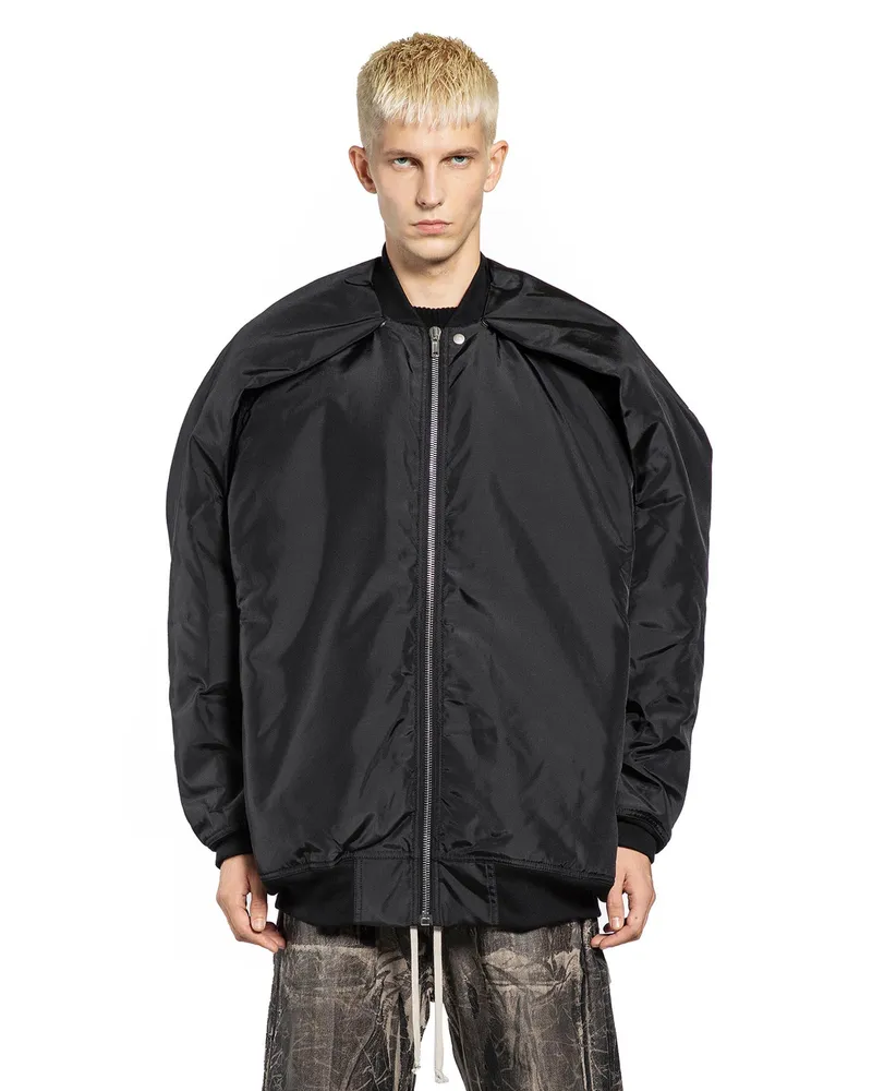 DRKSHDW by Rick Owens MAN BLACK JACKETS Black