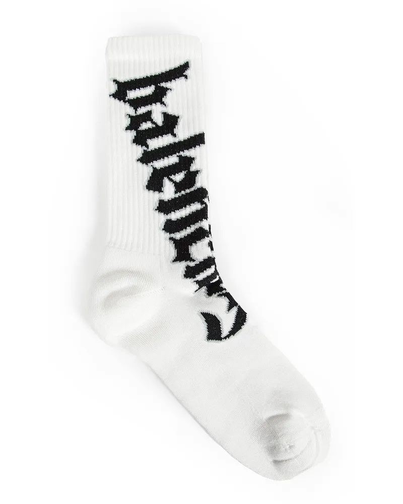 Balenciaga Blackletter Socks White