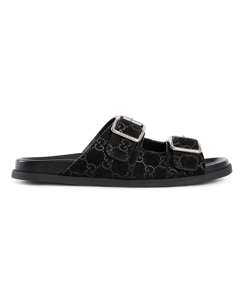 Gucci Sandali in camoscio Black