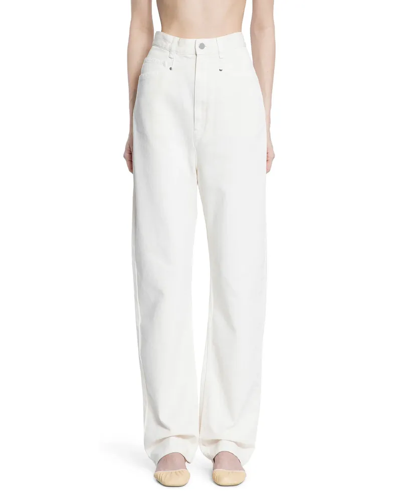 Christophe Lemaire Pantaloni a cavallo basso Off-white
