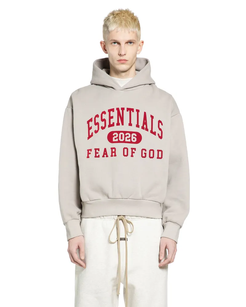 Fear of God Essentials Classic Fleece Hoodie Grey