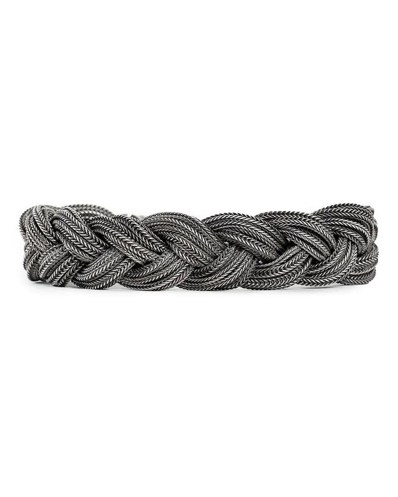 Emanuele Bicocchi Braided Bracelet Silver