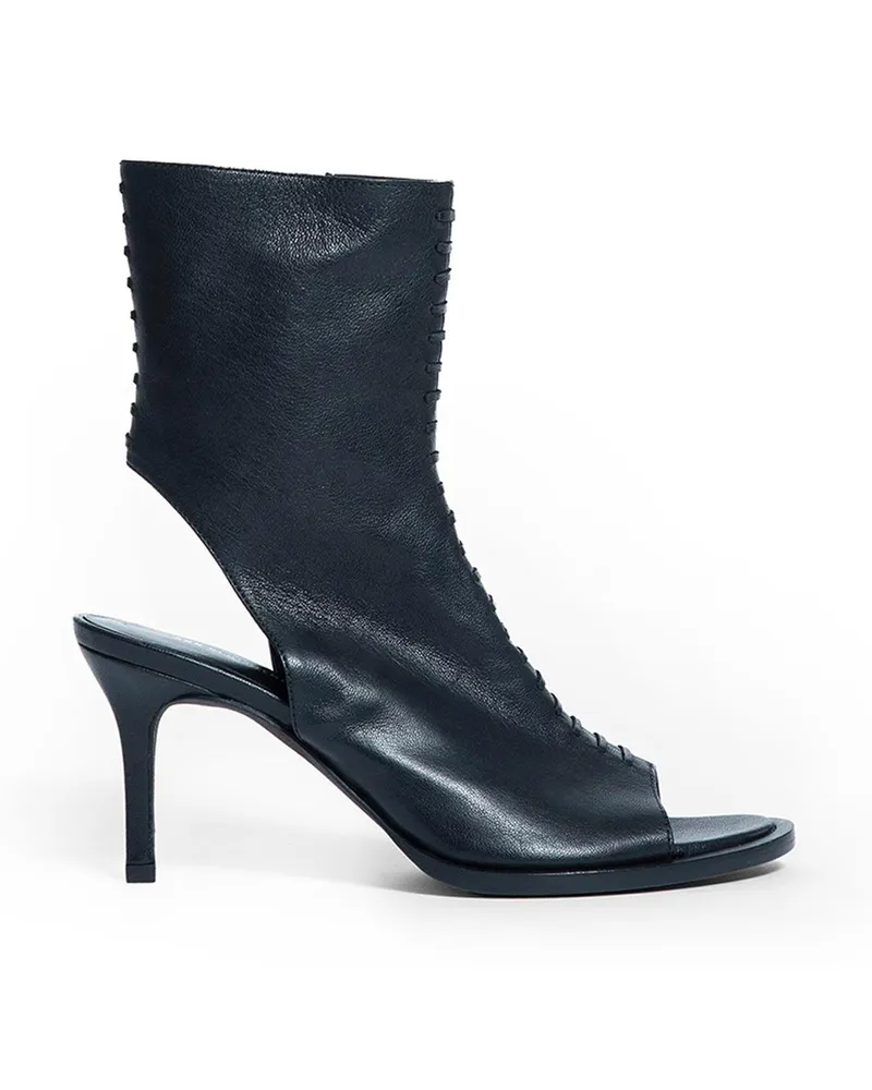 Ann Demeulemeester Elvy Mid Heeled Ankle Boots Black