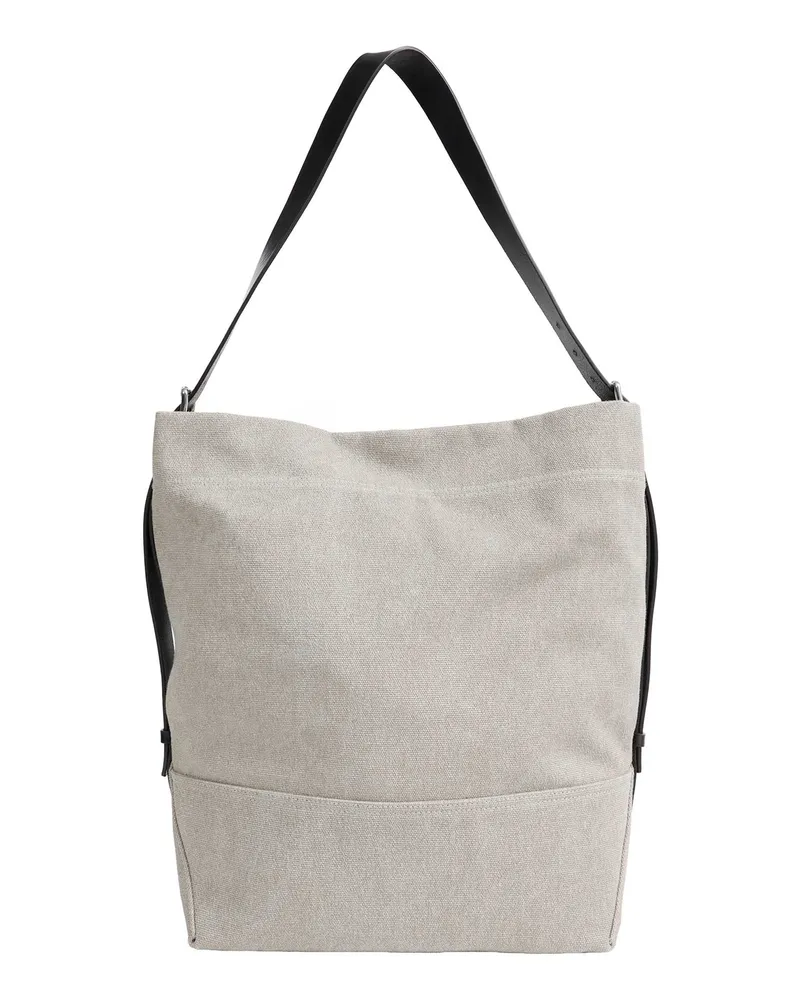 Christophe Lemaire Belted Tote Bag Beige