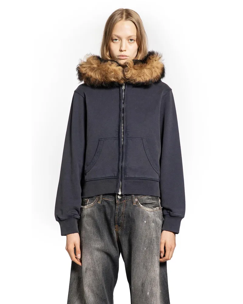 Acne Studios WOMAN GREY SWEATSHIRTS Grey