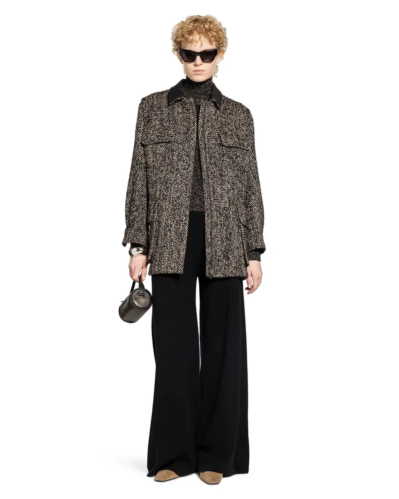 Max Mara WOMAN BLACK TROUSERS Black