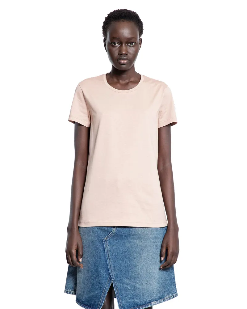 Moncler Cotton Jersey T-Shirt Pink