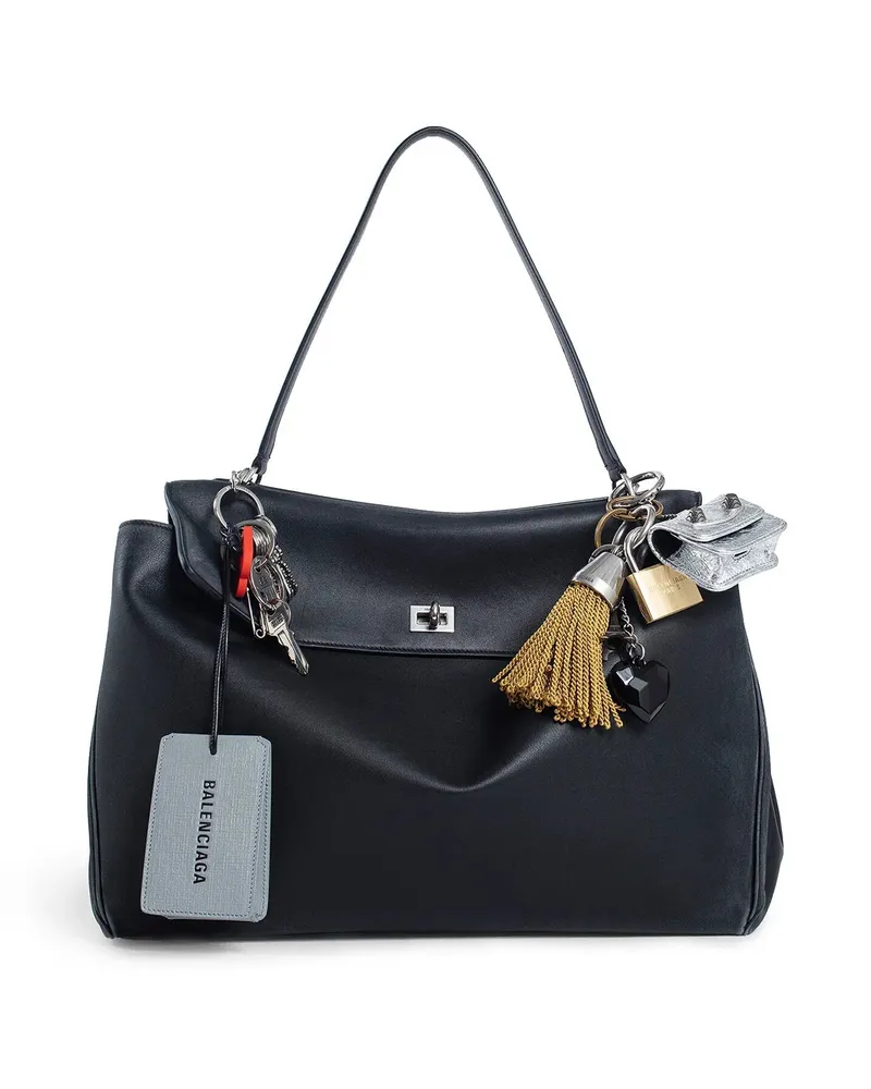 Balenciaga WOMAN BLACK TOP HANDLE BAGS Black