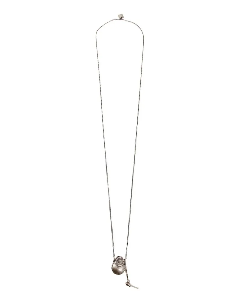 GOTI Flask Necklace Silver