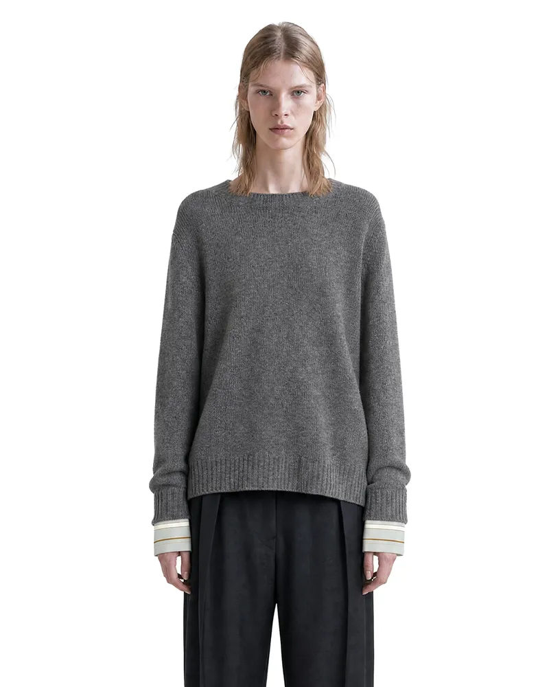 Prada Wool Cashmere Sweater Grey
