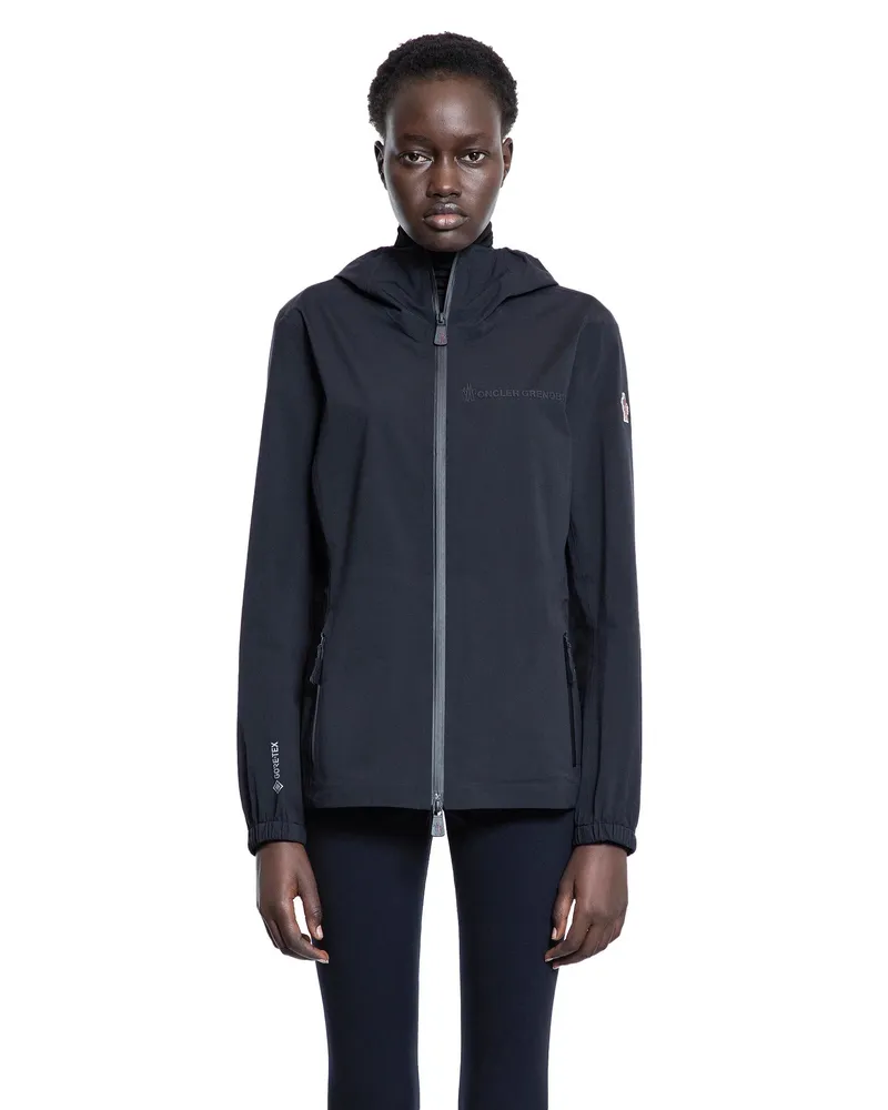 Moncler Valles Hooded Shell Jacket Black