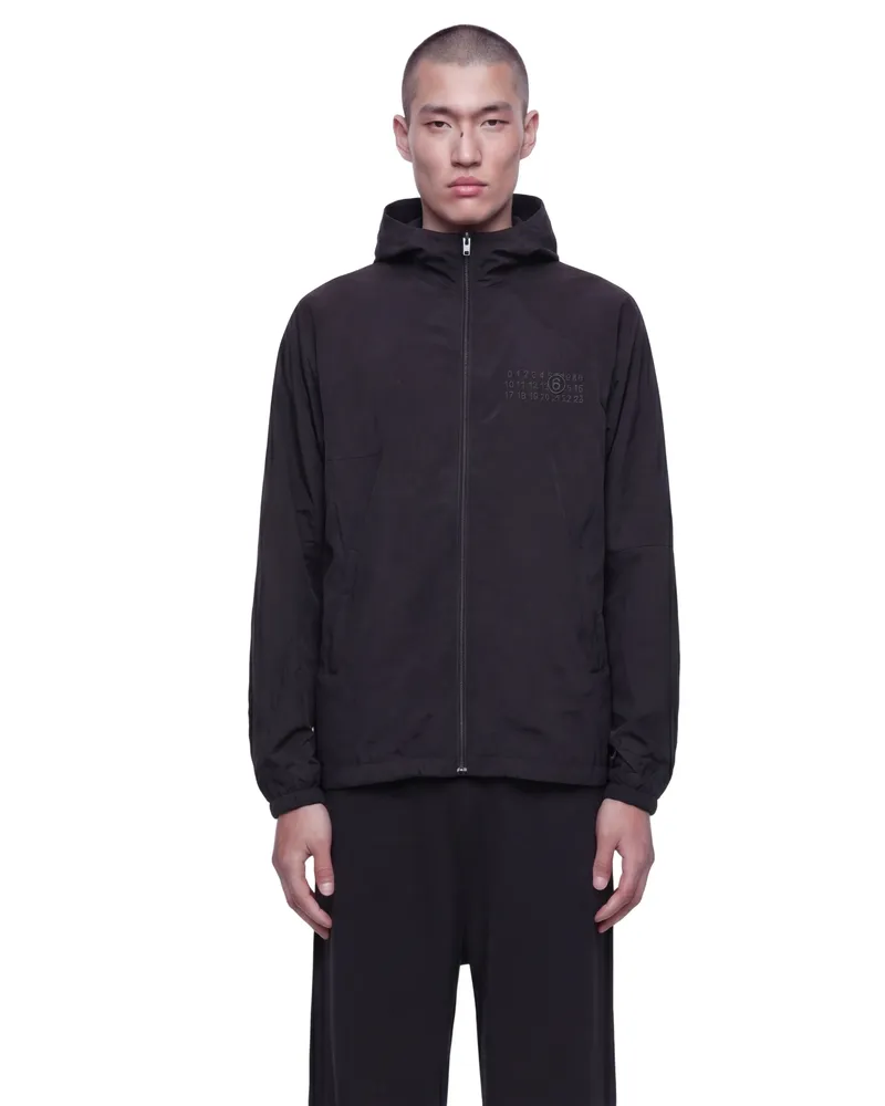 Maison Margiela Nylon Windbreaker Jacket Black