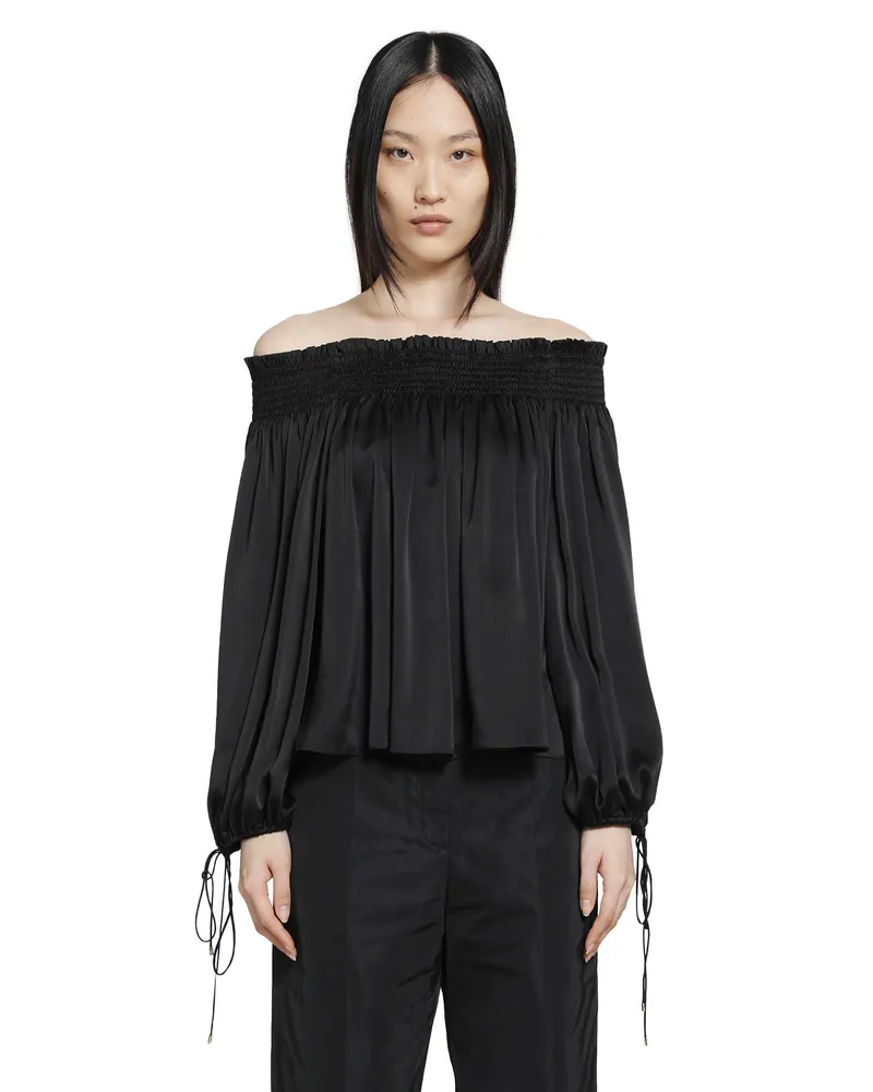 Chloé Off-The-Shoulder Top Black
