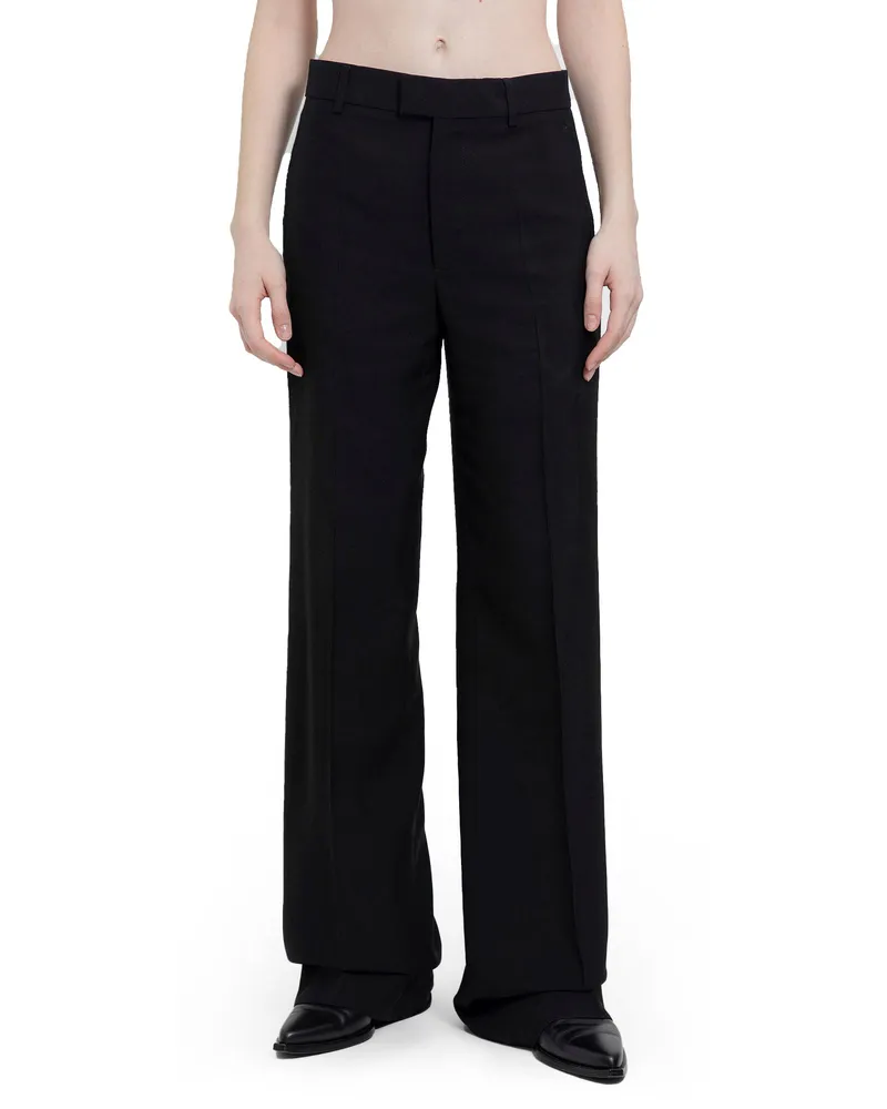 Ann Demeulemeester Maaike flared comfort trousers Black