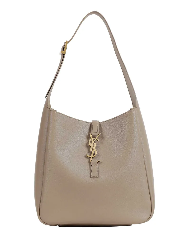 Saint Laurent Le 5 À 7 Small Bag Beige