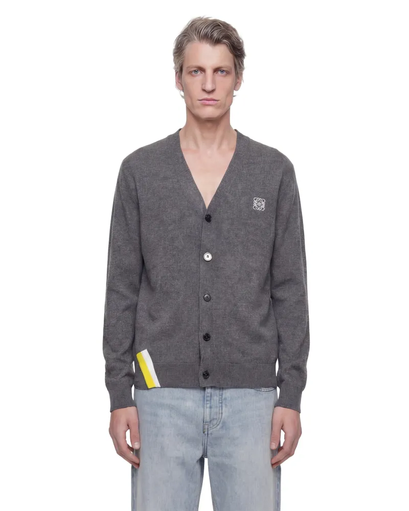 Loewe Wool Cardigan Grey