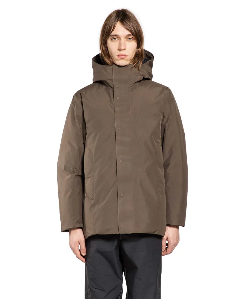 Goldwin GORE-TEX Snow Range Down M/L Jacket Brown