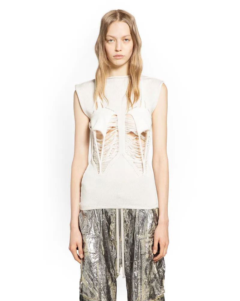 Rick Owens Concordians Tanja Top White