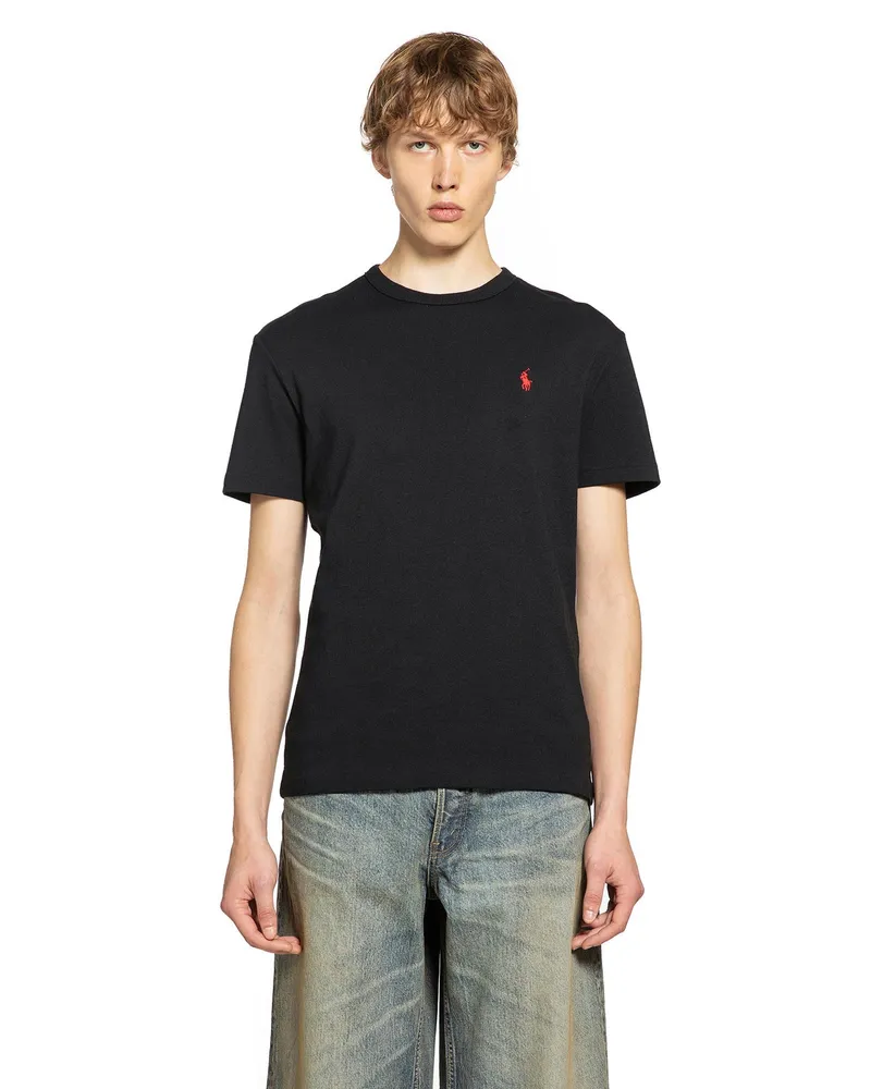 Ralph Lauren Cotton Jersey Logo T-Shirt Black