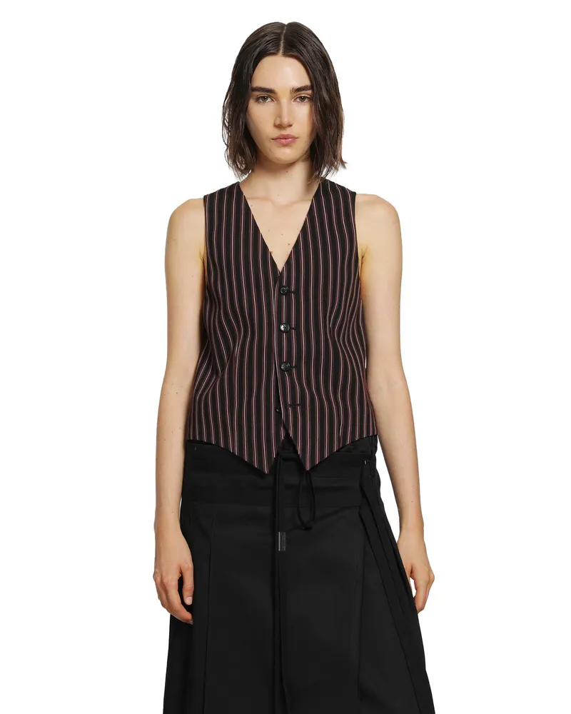 Ann Demeulemeester Stanse Classic Waistcoat Black