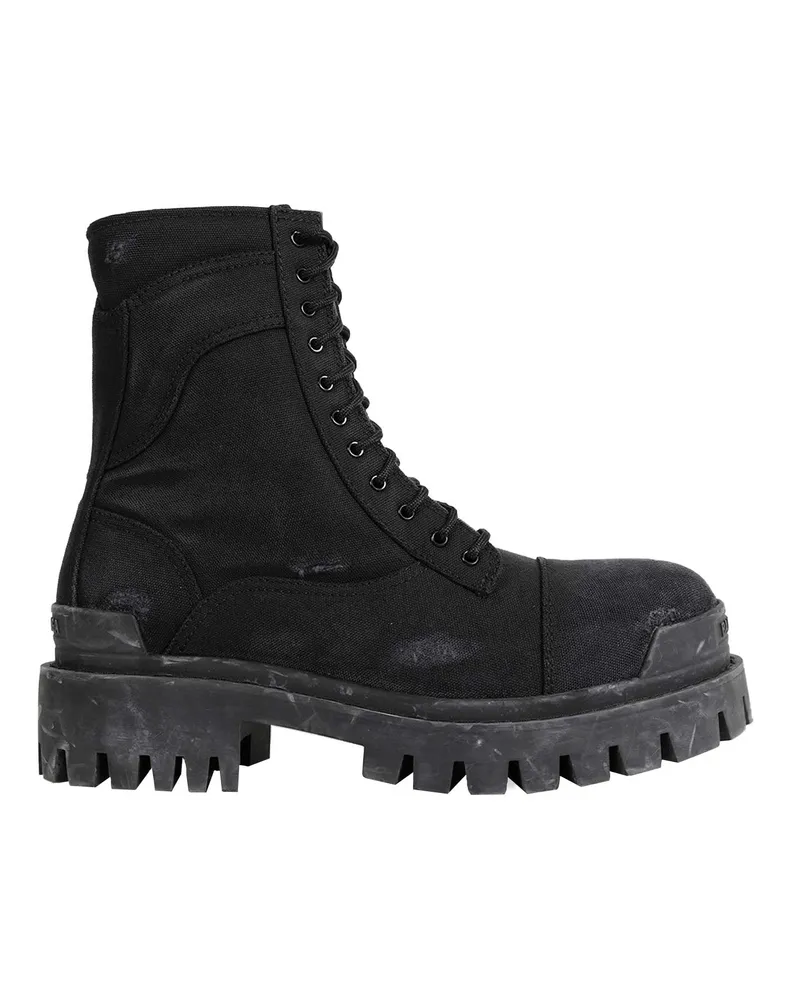 Balenciaga Combat Strike Boots Black