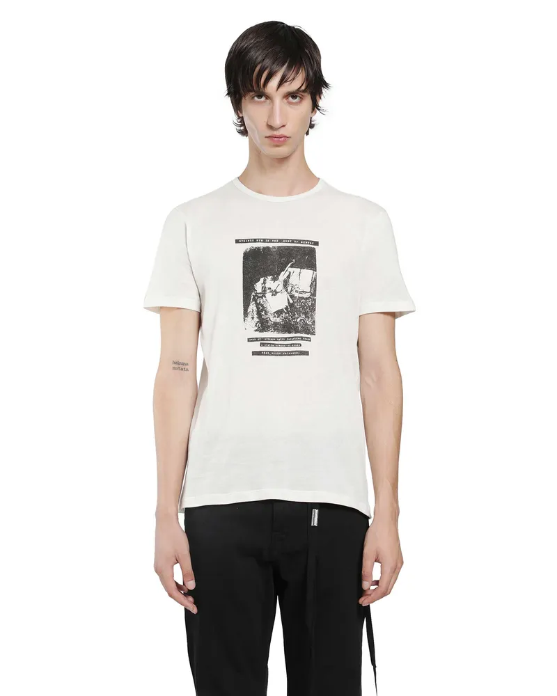 Ann Demeulemeester Baptist ''Dust of Memory'' Standard T-Shirt White