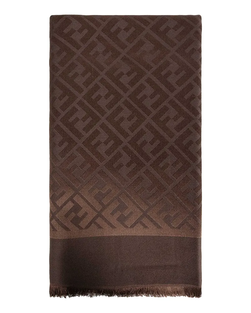 Fendi WOMAN BROWN SCARVES Brown