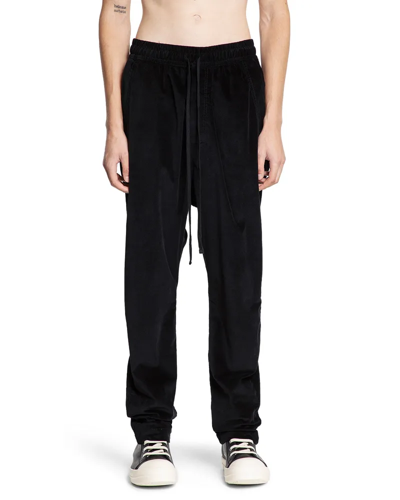 THOM KROM Velvet Sweatpants Black