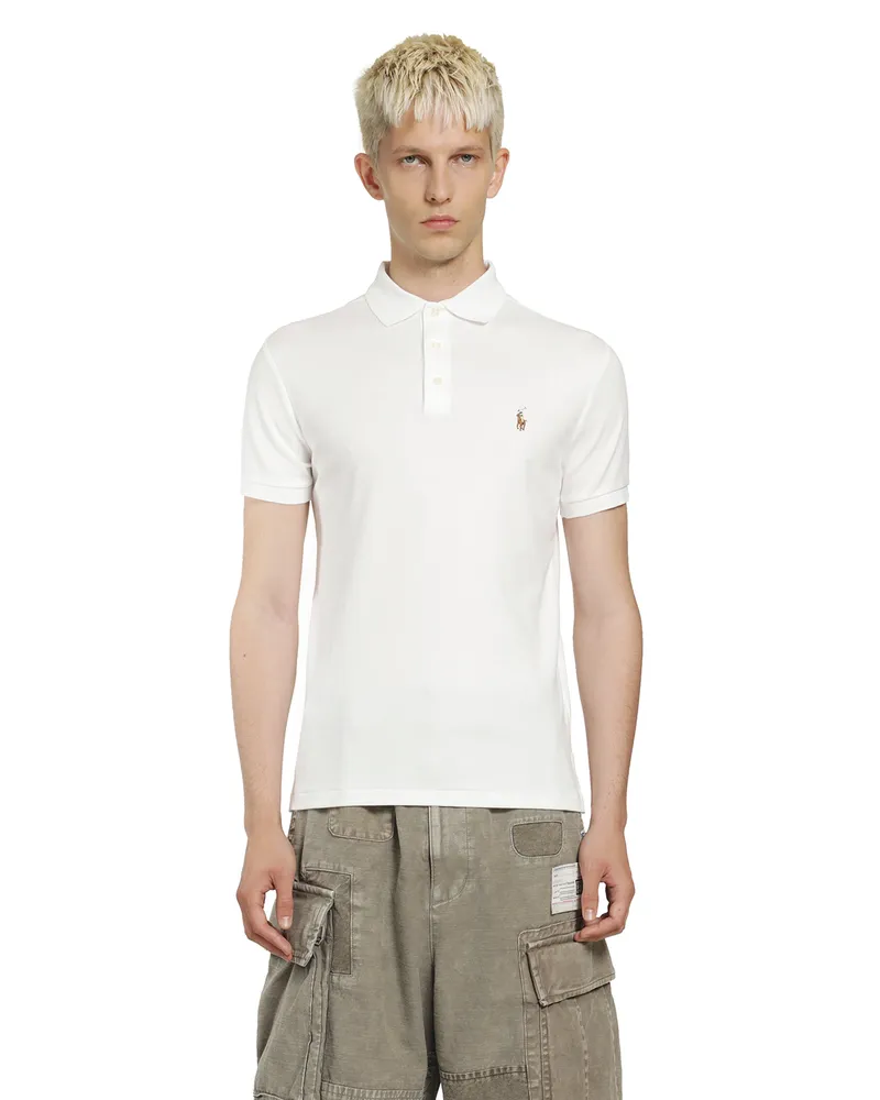 Ralph Lauren Cotton Piqué Polo Shirt White