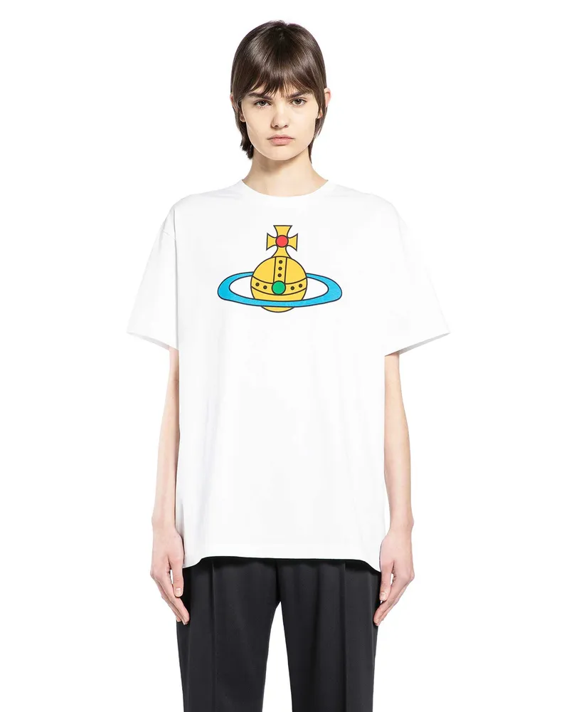 Vivienne Westwood Oversized Orb Classic T-Shirt White
