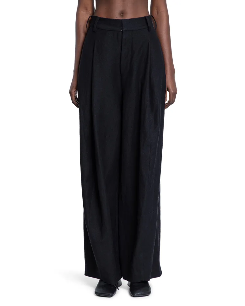 Uma Wang Paw Tailored Pants Black