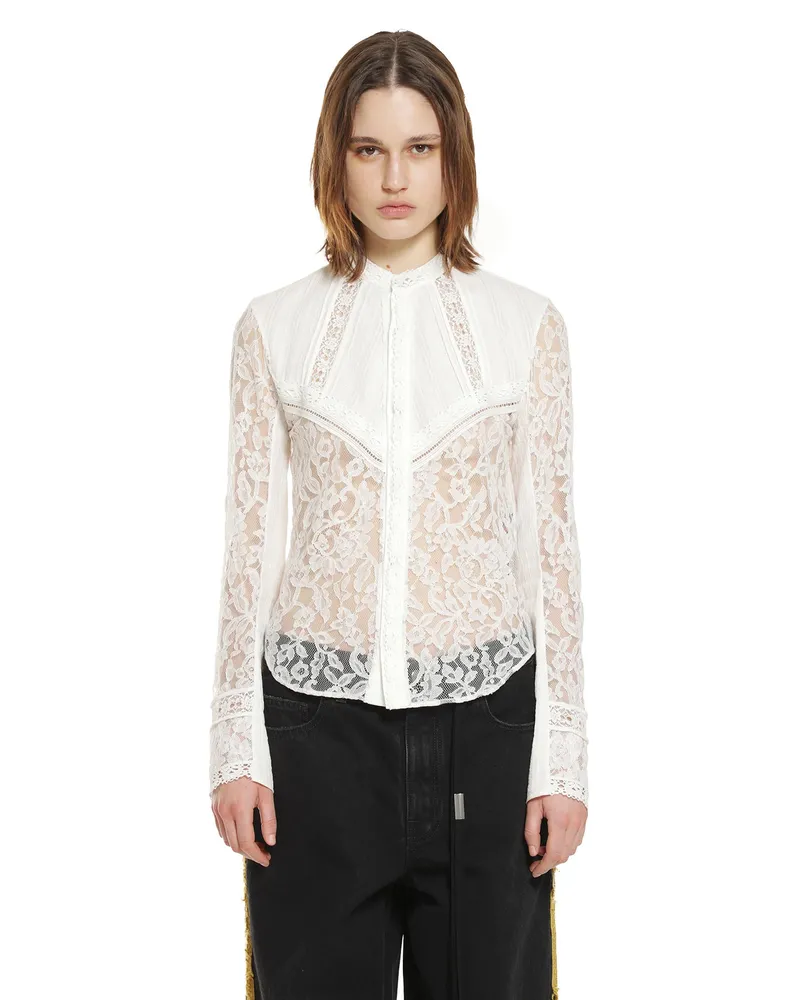 Ann Demeulemeester Storma Shirt White