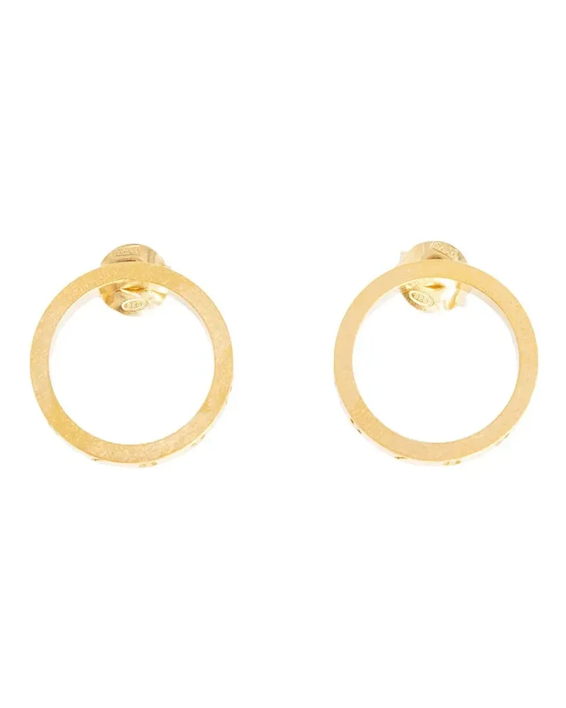 Maison Margiela Numerical earrings Gold
