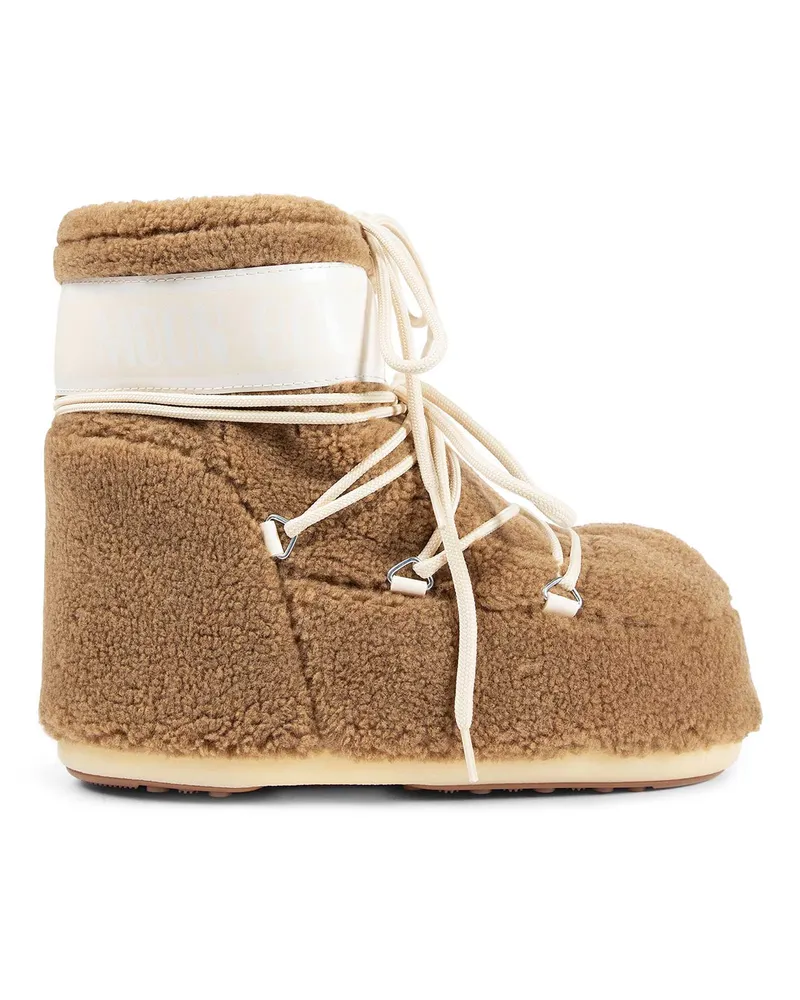 Moon Boot Icon Low Fleece Boots Brown
