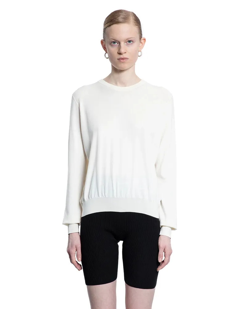 Jil Sander Superfine Cotton Sweater Off-white