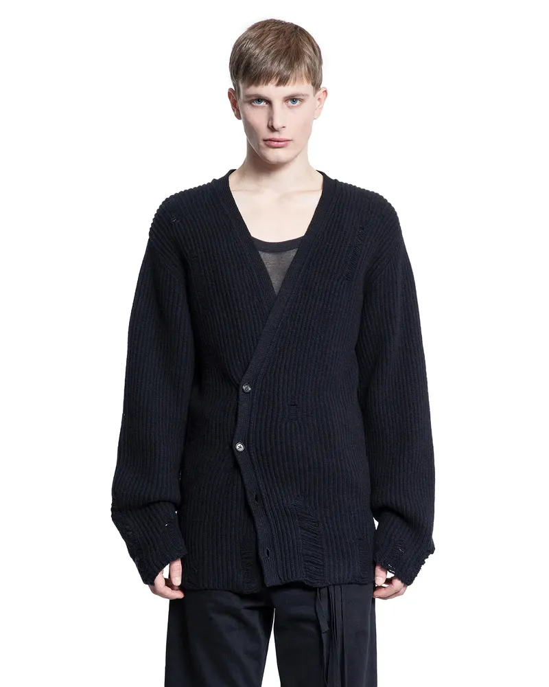 Ann Demeulemeester Ingemar Oversize Cardigan Black